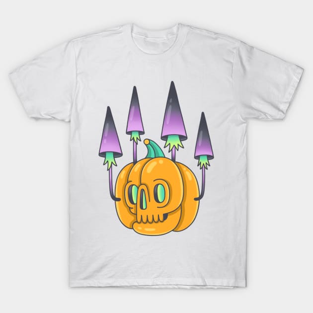 Halloween Pumpkin T-Shirt by robchick